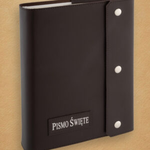 Okładka skórzana na Pismo Święte DUŻY FORMAT