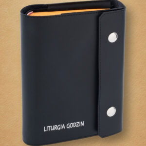 Skórzane Etui na Brewiarz (na zatrzask) – Elegancja w Służbie Modlitwy 90zł