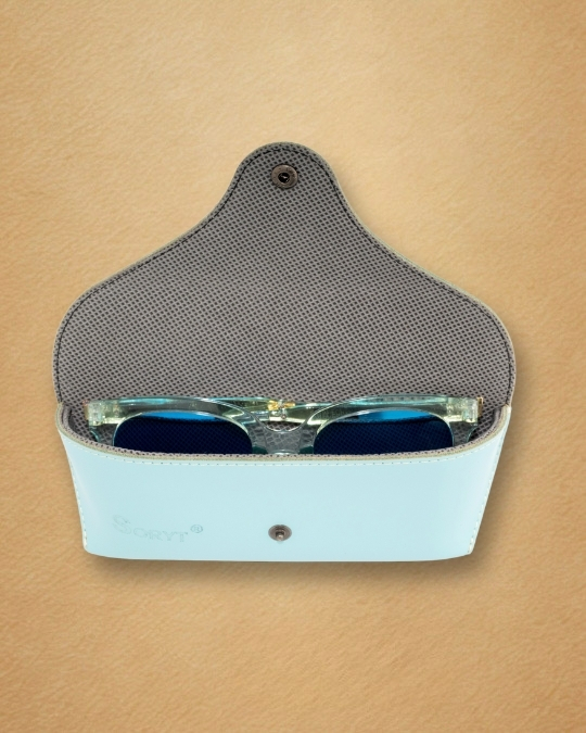 Eleganckie etui na okulary wykonane z najwyższej jakości naturalnej skóry bydlęcej