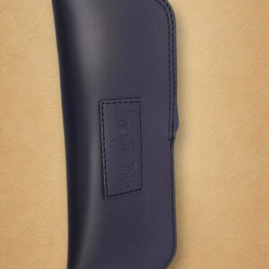 Skórzany rękodzielniczy piórnik z zamkiem